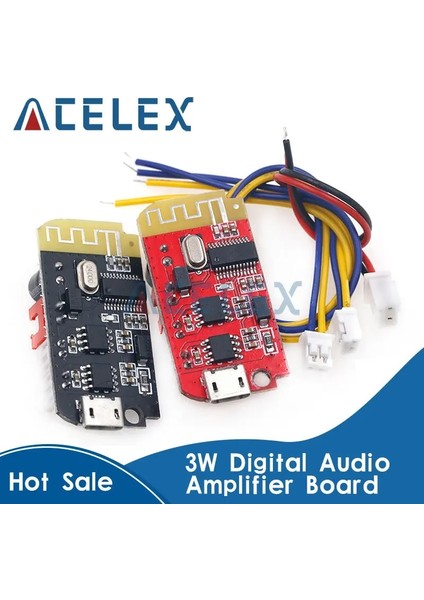 Kırmızı Dc 3.7V 5V 3W Dijital Ses Amplifikatörü Kurulu Çift Çift Plaka Bluetooth Hoparlör Modifikasyonu Ses Müzik Modülü Mikro USB Dıy (Yurt Dışından) fiyatları