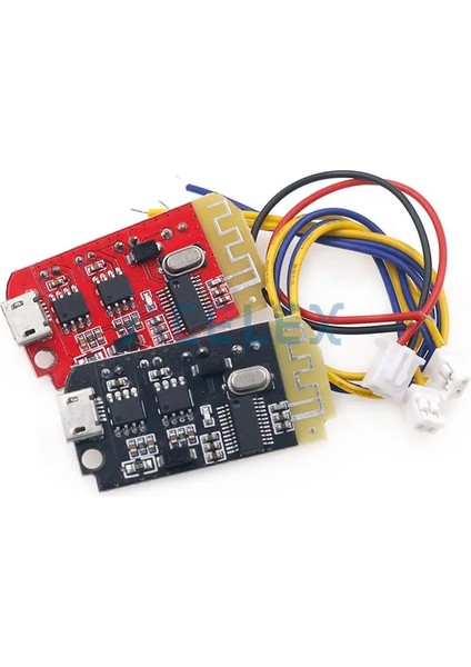 Kırmızı Dc 3.7V 5V 3W Dijital Ses Amplifikatörü Kurulu Çift Çift Plaka Bluetooth Hoparlör Modifikasyonu Ses Müzik Modülü Mikro USB Dıy (Yurt Dışından) modelleri