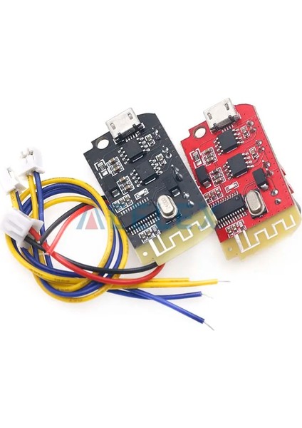 Kırmızı Dc 3.7V 5V 3W Dijital Ses Amplifikatörü Kurulu Çift Çift Plaka Bluetooth Hoparlör Modifikasyonu Ses Müzik Modülü Mikro USB Dıy (Yurt Dışından) indirimleri