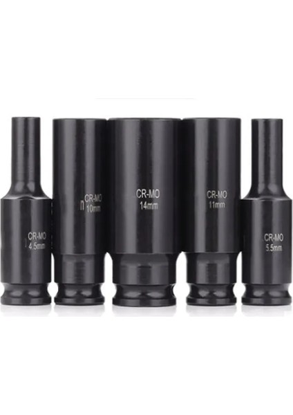 10MM Bir Adet 1/4 Inç Pnömatik Altıgen Soket Cr-Mo 4-14MM Cırcır Anahtarı Altıgen Uzun Soket Adaptörü Hava Elektrikli Darbeli Anahtar (Yurt Dışından)