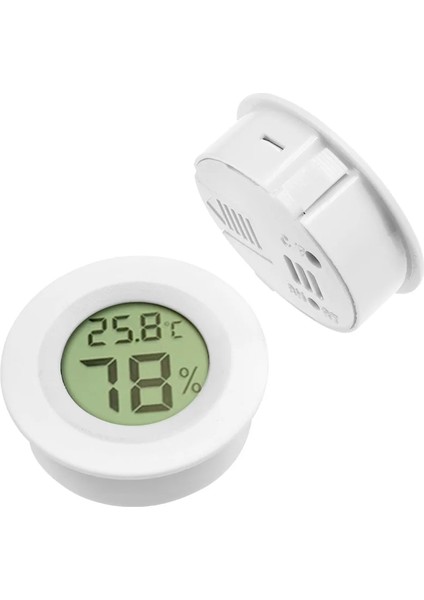 Kırmızı Mini LCD Dijital Termometre Higrometre Buzdolabı Dondurucu Test Cihazı Sıcaklık Nem Ölçer Dedektörü Thermograph Pet Oto Araba (Yurt Dışından)