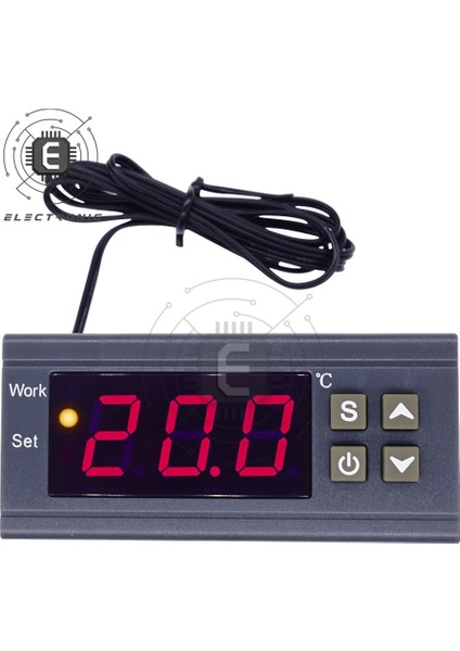 Ac 90V-250V MH1210W LED Dijital Sıcaklık Kontrol Cihazı Termostat Termoregülatör Inkübatör Röle LED 10A Isıtma Soğutma 12V 24V 110V 220V (Yurt Dışından) modelleri