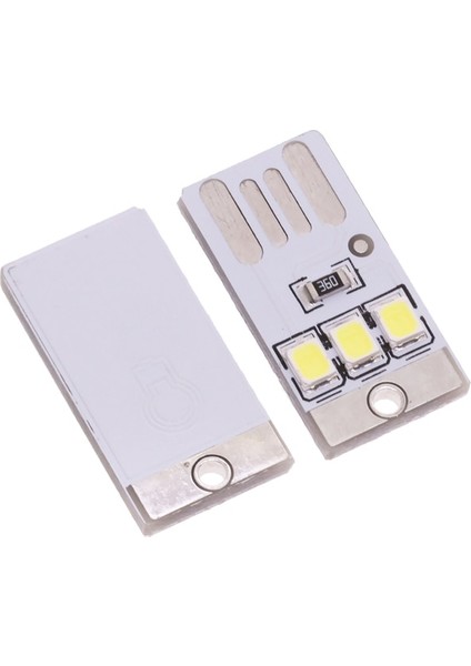 Beyaz 5 Adet Mini Süper Parlak USB Klavye Işık Dizüstü Bilgisayar Mobil Güç Kaynağı Çipi LED Gece Lambası (Yurt Dışından)