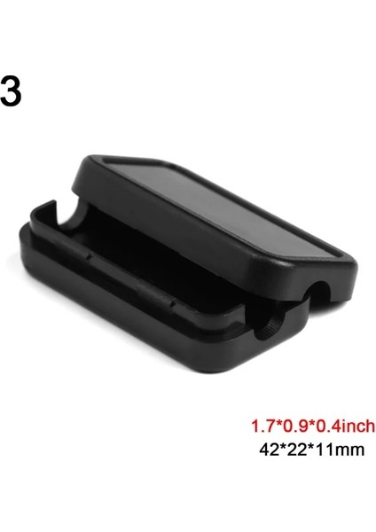 42X22X11MM 13 Boyutları Abs Plastik Su Geçirmez Siyah Konut Alet Çantası Plastik Yüksek Kaliteli Elektronik Proje Kutusu Elektrik Malzemeleri (Yurt Dışından)