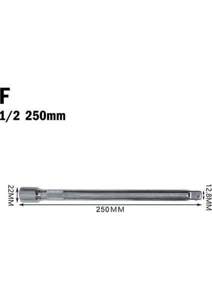 F 1 Adet 75/150/250MM Genişletici Çubuk Soket Cırcır Anahtarı Uzatma Çubuğu Direksiyon Kolu Biyel Aracı Aksesuarları (Yurt Dışından)