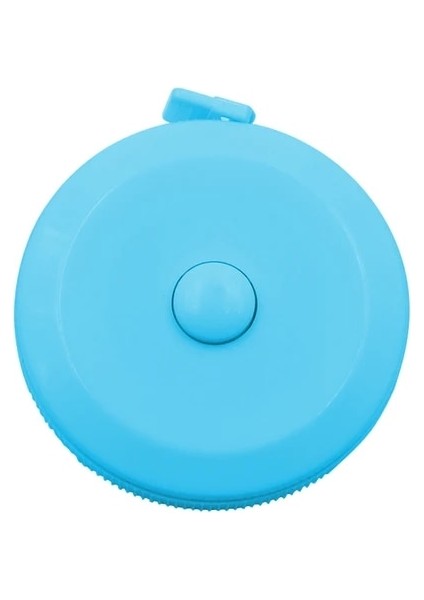 Mavi Cep Plastik Yuvarlak Mezura Tapeline Mezura Cetvel Dikiş Aracı Mini 1.5 M Gadget Cetvel Bant (Yurt Dışından)