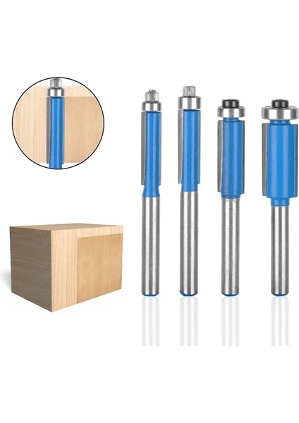 6.35X9.52X25.4 Yusun Gömme Trim Bit Yönlendirici Bit Ağaç Işleme Freze Kesicisi Ahşap Bit Yüz Sh Trimill Araçları Karbür Kesici End Mill (Yurt Dışından) modelleri
