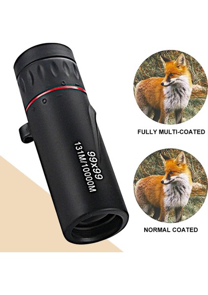 Monoküler 99X99 Yüksek Büyütme Hd Monoküler Teleskop Düşük Işık Gece Görüşü Kızılötesi Olmayan Cep Monoküler Seyahat Avcılık Için (Yurt Dışından) fırsatları