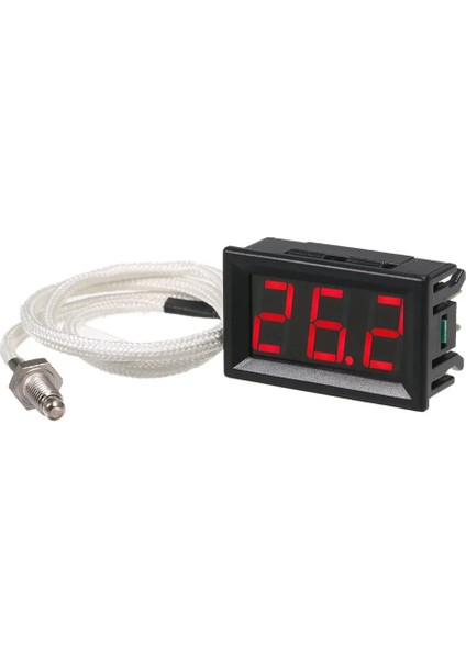 Yeşil Endüstriyel Yüksek Sıcaklık K Tipi M6 Termokupl Termometre 12 V Dijital Sıcaklık Ölçer Test Cihazı-30 ~ 800 Derece Termograf (Yurt Dışından) modelleri