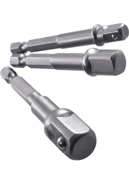 A6 Hex Çubuk Araçları Matkap Vanadyum Adaptörü Krom Uzatma Çelik Soket 1/2 "hex Bit Elektrikli Set Shank Uçları Matkap 1/4" (Yurt Dışından) indirimleri