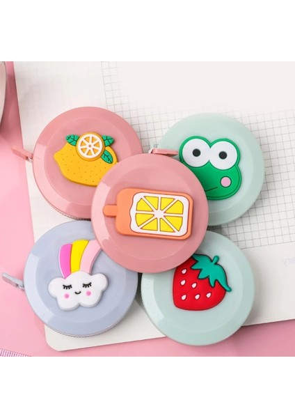 E Karikatür 150 Cm/60 "mezar Taşınabilir Geri Çekilebilir Cetvel Çocuk Yükseklik Cetvel Santimetre Inç Rulo Dikiş Terzi Mezura (Yurt Dışından) fırsatları