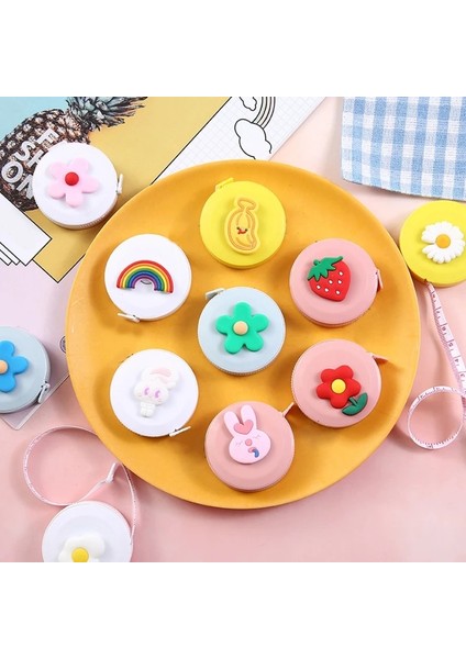 E Karikatür 150 Cm/60 "mezar Taşınabilir Geri Çekilebilir Cetvel Çocuk Yükseklik Cetvel Santimetre Inç Rulo Dikiş Terzi Mezura (Yurt Dışından) indirimleri