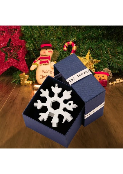 Saklama Kutusu 18 In 1 Kar Tanesi Çok Cep Alet Anahtarlık Anahtarlık Anahtarlık Altıgen Anahtar Çok Fonksiyonlu Anahtarı Aletler Saklama Kutusu ile El Aletleri (Yurt Dışından) fiyatları