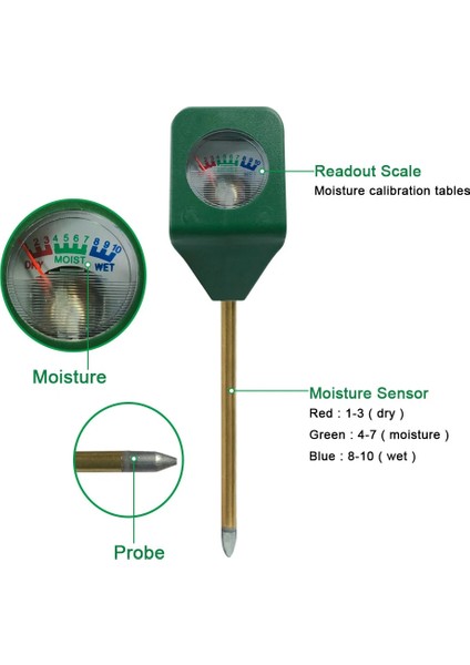 Mini Çiçek Saksı Toprak Analiz Cihazı Nem Ölçer Higrometre Test Cihazı Bahçe Tesisi Çiçek Toprak Analiz Cihazı Analiz Aracı (Yurt Dışından) indirimleri