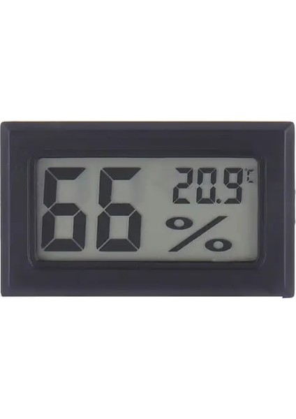 02 Mini LCD Dijital Termometre Higrometre Sıcaklık Kapalı Uygun Sıcaklık Sensörü Nem Ölçer Ölçer Aletleri (Yurt Dışından)