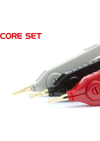 Gri 1 Adet Timsah Klip 90MM Kelvin Bakır Altın Plaka Klip Lcr Test Klipsi Gri/siyah/kırmızı Hassas Aletler Için (Yurt Dışından) fırsatları