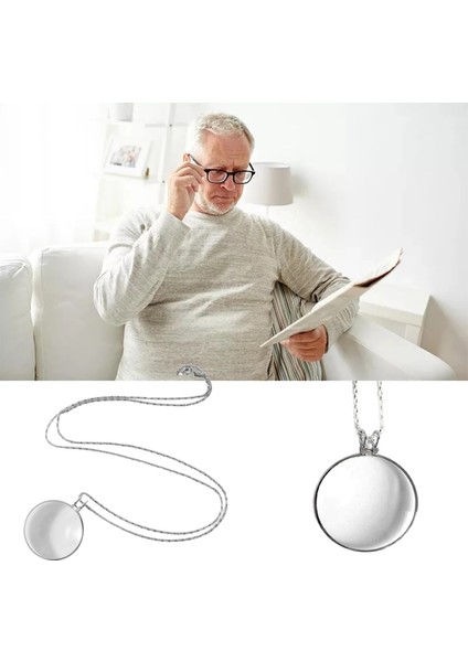 Altın 5x Kolye Büyüteç Kolye |büyüteç Kolye Cep Takıları |taşınabilir Okuma Büyüteci Büyüteç Zinciri Monocle Neckla (Yurt Dışından) modelleri