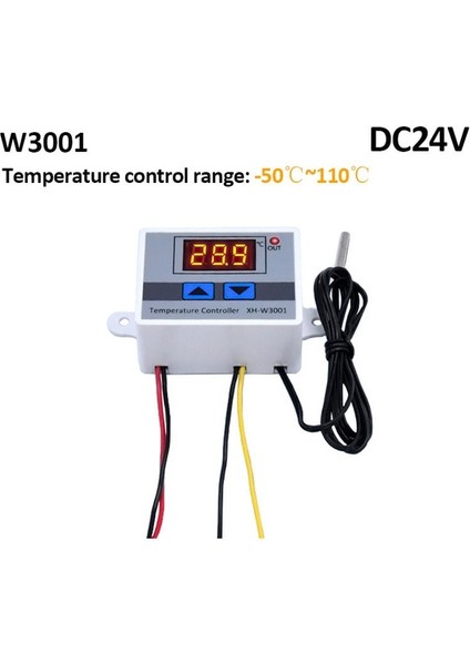 W3001-DC24V STC-3028/STC 1000 LED Dijital Termostat Kuluçka Makinesi Sıcaklık Kontrol Cihazı Termoregülatör Röle Isıtma Soğutma 12V 24V 220V (Yurt Dışından)