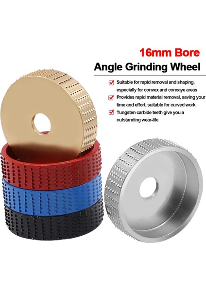 Siyah 75MM Aşındırıcı Oyma Diski Yuvarlak Ahşap Açı Taşlama Tekerlek Zımpara Döner Aracı Açı Öğütücü Için Tungsten Karbür 16MM Delik (Yurt Dışından)
