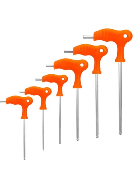2.5mm Dıywork Anahtar El Aleti Yüksek Karbonlu Çelik Iç Altıgen Anahtar 2.5mm 3mm 4mm 5mm 6mm 8mm T Kolu Allen Altıgen Anahtar Anahtarı (Yurt Dışından)