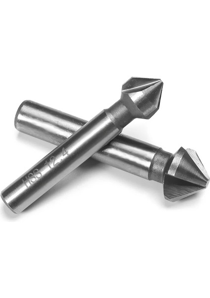 6.3mm 3 Flüt Sert Metal Havşa Matkap Ucu Yuvarlak Saplı 90 Derece Hss Ahşap Çelik Pah Kesici Alet 6.3/8.3/10.4/12.4/16.5/20.5mm (Yurt Dışından) modelleri