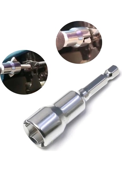 1 Adet Soket Adaptörü 1/4 Inç Kelebek Cıvata Lokma Anahtar Adaptörü Hex Shank Oluklu Kanat Somun Sürücü El Aracı Manuel Aletler (Yurt Dışından)