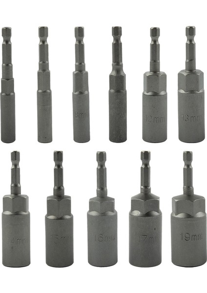 9mm 1 Adet 80MM Uzunluk 1/4 "hex Sürücü Manyetik Soket Darbe Somun Cıvata Vidalar Sertliği Absorbe Edin HRC60DRILL Bit (Yurt Dışından)