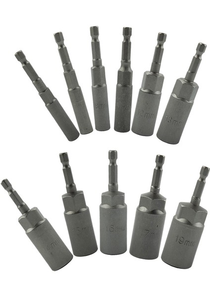 9mm 1 Adet 80MM Uzunluk 1/4 "hex Sürücü Manyetik Soket Darbe Somun Cıvata Vidalar Sertliği Absorbe Edin HRC60DRILL Bit (Yurt Dışından)