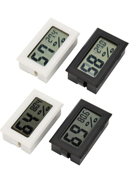 02 Mini LCD Dijital Termometre Higrometre Sıcaklık Kapalı Uygun Sıcaklık Sensörü Nem Ölçer Ölçer Aletleri (Yurt Dışından) modelleri