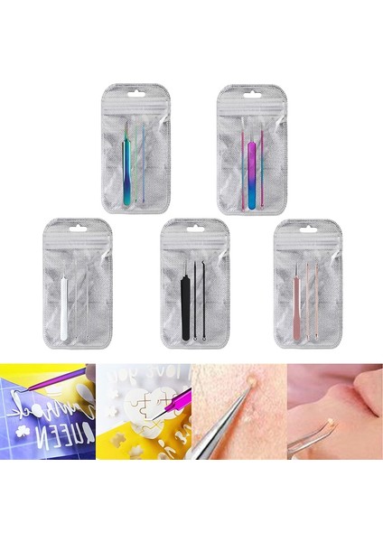 C 3 Adet/takım Vinil Ayıklama Araçları Siluet Kabartma Dıy Güzellik Zanaat Aksesuarları (Yurt Dışından) fiyatları