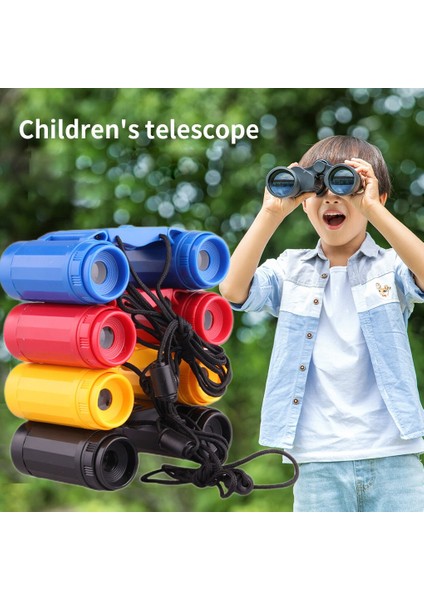 Siyah Açık Gözlem Taşınabilir Çocuk Dürbün Katlanabilir Yüksek Çözünürlüklü Çocuk Dürbün Teleskop Kamp Yürüyüş Araçları (Yurt Dışından) fırsatları
