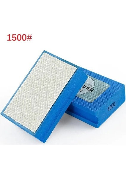 1500 Elmas El Parlatma Pedleri 95X55MM Kiremit Cam Aşındırıcı Taşlama Bloğu Pedi Taş Mermer Seramik Aşındırıcı Zımpara Diski Parlatma (Yurt Dışından)