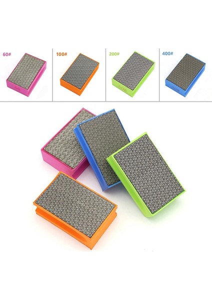 1500 Elmas El Parlatma Pedleri 95X55MM Kiremit Cam Aşındırıcı Taşlama Bloğu Pedi Taş Mermer Seramik Aşındırıcı Zımpara Diski Parlatma (Yurt Dışından) fiyatları