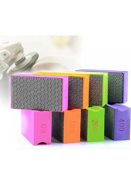1500 Elmas El Parlatma Pedleri 95X55MM Kiremit Cam Aşındırıcı Taşlama Bloğu Pedi Taş Mermer Seramik Aşındırıcı Zımpara Diski Parlatma (Yurt Dışından) modelleri