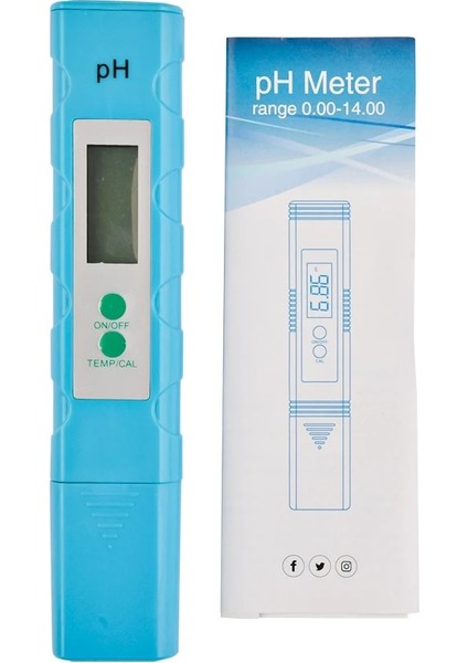 Mavi Ph Metre 0.01 Ph Yüksek Hassasiyetli Su Kalitesi Test Cihazı Ölçüm Aralığı ile Ph Test Kalemi Yüzme Havuzu Akvaryum Için Uygun (Yurt Dışından) fırsatları