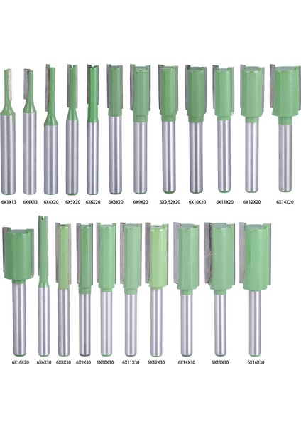 6X16X30 1 Adet 6mm Shank Tek Çift Flüt Düz Bit Ahşap Freze Tungsten Karbür Yönlendirici Bit Ağaç Işleme Aleti, 22 Boyutları (Yurt Dışından) fiyatları