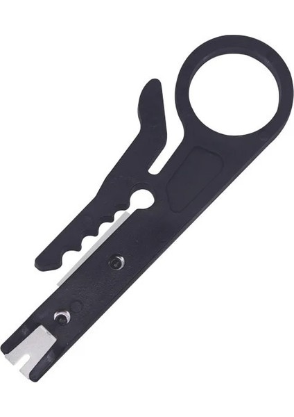 1 Adet Sarı Kablo Sıyırma Tel Kesici Sıkma Aracı Çok Striptizci Bıçak Crimper Pense Mini Taşınabilir Decrustation Tel Kesici Onarım Aracı (Yurt Dışından)