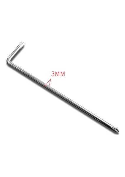 3mm Ph0 Ph0 L Tipi Tornavida Phillips L Şekilli Anahtarı Matkap Uçları Çift Kafa Tornavida Ucu Dirsek Viraj Kısa Kol Tornavida Ph0 Ph1 Ph2 (Yurt Dışından)