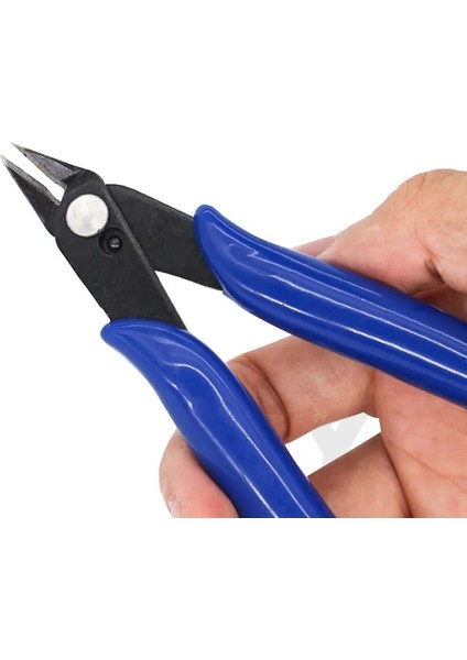 Mavi Kablo Kesici Kırmızı Paslanmaz Çelik Kargaburun Atlama Halkaları Bölünmüş Yüzükler Çift Yüzükler Dıy Aksesuarları Sıkma Takı Bulma Yapma Aracı (Yurt Dışından)