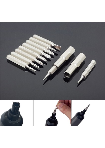 B 10 Adet Torx Deliksiz 4mm Adaptör Oluklu Phillips Hassas Uç Seti Tornavida Tamir Mobil Bilgisayar Bit Adaptörü Manuel/elektrikli Tornavida (Yurt Dışından) fiyatları