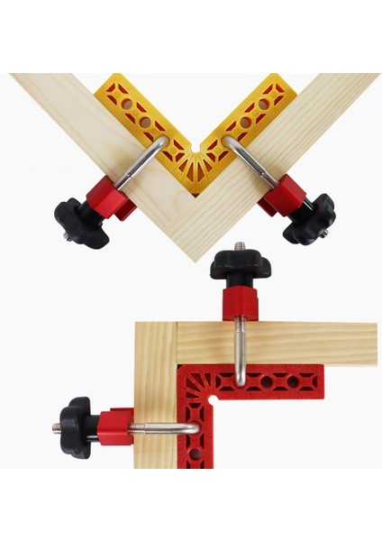 2 Adet Sarı Cetvel 100MM Ağaç Işleme Kare Köşe Sıkma Cetvel Sağ Açı Ahşap Ekleme 90 Derece L Şekilli Yardımcı Fikstür Pozisyoner Klipleri (Yurt Dışından) fiyatları