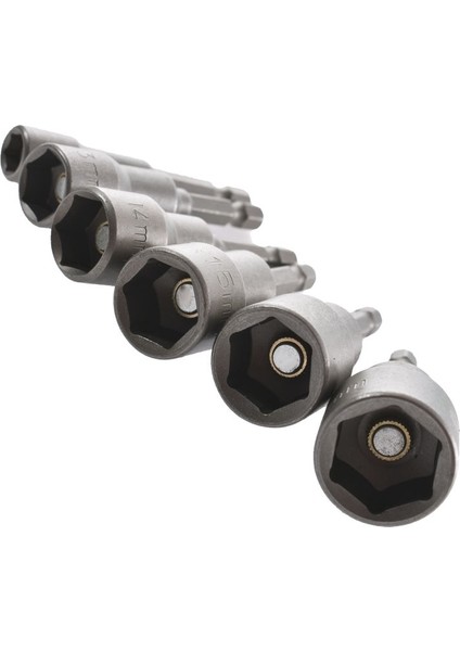 12MM 6MM-19MM Darbe Soket Manyetik Somun Tornavida Somun Sürücü Matkap Ucu Seti 1/4 "hex Soket Adaptörü Elektrikli Matkaplar Için Sürücüler Soket (Yurt Dışından)