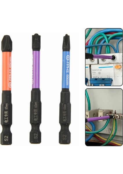1 Adet 65FPH2 3 Adet Manyetik Özel Çapraz Tornavida Ucu 65/110/150MM Somun Sürücüleri Fph1 Fph2 Fph3 Soket Anahtarı Güç Elektrikçi Güç Çok (Yurt Dışından)