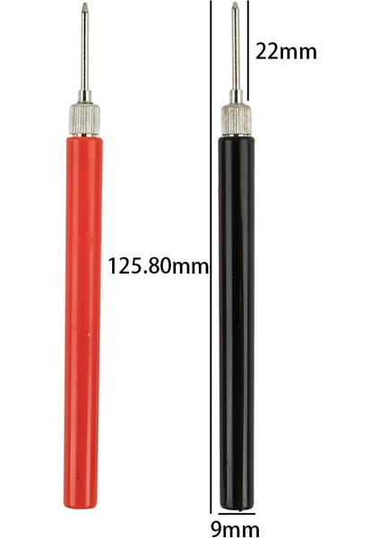 Type1 2 Adet 128MM Multimetre Yay Testi Probu Ucu Yalıtımlı Test Kanca Tel Konnektör Probu Test Iğnesi Elektrik Test Için (Yurt Dışından) fırsatları