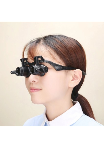3led 45X Taşınabilir Lens Gözlem Büyüteç Kafa Bandı Gözlük Kafa LED Gözlem Bandı ile Büyüteç Gözlük Giyen (Yurt Dışından) fiyatları