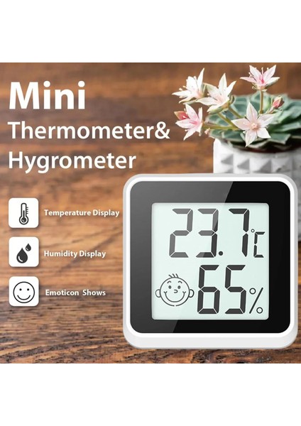 Mini LCD Dijital Termometre Higrometre Anahtarlama Sıcaklık Nem Ölçer Sensörü Ev Kapalı Oda Araç Araba Için Yeni (Yurt Dışından)
