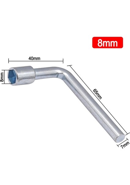 8mm 1 Adet Altıgen L Şeklinde Vida Somunu Anahtarı Kol Bakım Aracı 7mm 8mm 10MM 12MM 13MM 14MM Anahtar (Yurt Dışından)