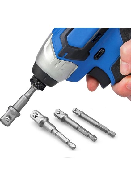 2 Adet 25MM 30MM 2/3/8 Adet Matkap Soket Ucu Adaptörü Krom Vanadyum Çelik 1/2 "3/8" 1/4 "hex Shank Uzatma Çubuğu Ağır Darbeli Sürücü Aracı (Yurt Dışından)