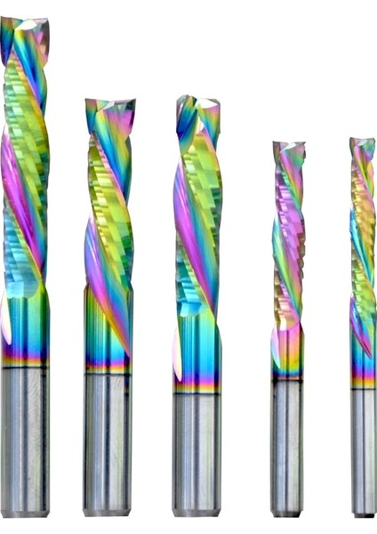 4X17X45L 1 Adet 3.175/4/5/6MM Ahşap Freze Kesicisi Yukarı Aşağı Ahşap Freze Kesicisi Dlc Cnc Karbür End Mill Spiral Ağaç Işleme Araçları (Yurt Dışından)