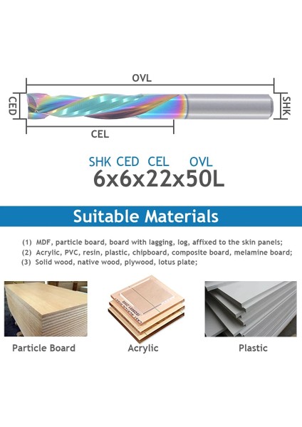 4X17X45L 1 Adet 3.175/4/5/6MM Ahşap Freze Kesicisi Yukarı Aşağı Ahşap Freze Kesicisi Dlc Cnc Karbür End Mill Spiral Ağaç Işleme Araçları (Yurt Dışından) indirimleri